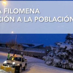 Borrasca Filomena. Información a la Población